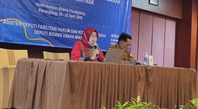 KemenkopUKM Berikan Penyuluhan Hukum Bagi Pelaku UMK di Kab. Lebak, Banten